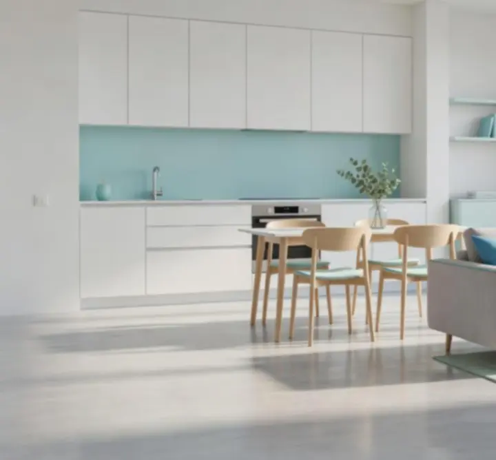 Nowoczesne, czyste mieszkanie po profesjonalnym sprzątaniu