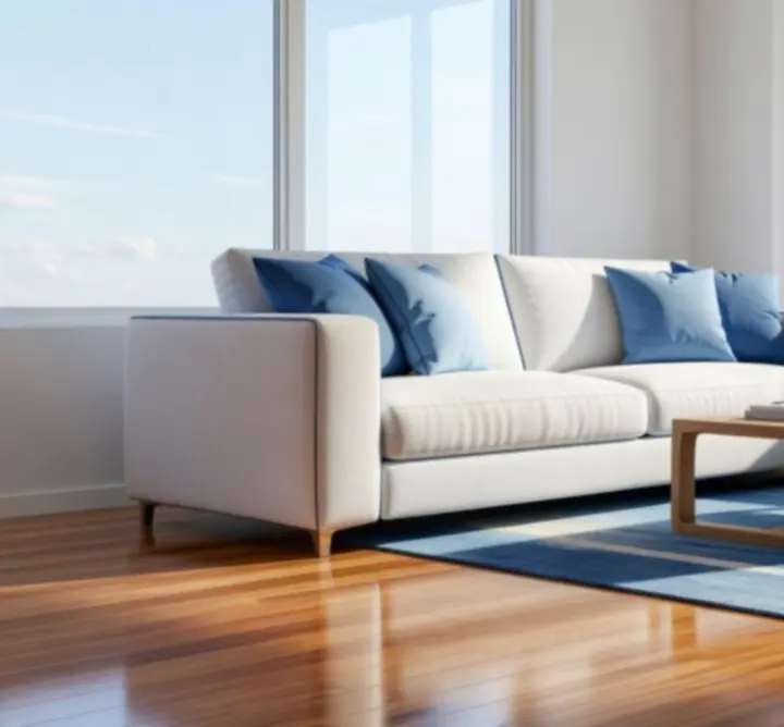 Jasne, wysprzątane mieszkanie po profesjonalnym sprzątaniu