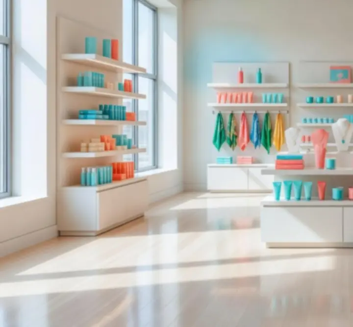 Porównanie sklepu przed i po dokładnym sprzątaniu