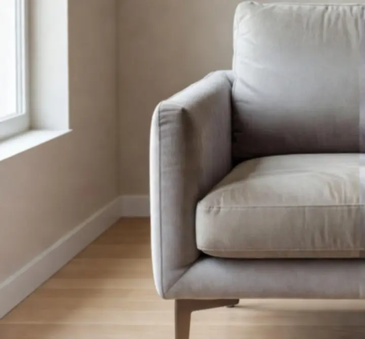 Porównanie tapicerki przed i po profesjonalnym czyszczeniu